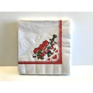 NEW - (16) Vintage Bergquist Imports Gnome Luncheon Dinner Appetizer Napkins